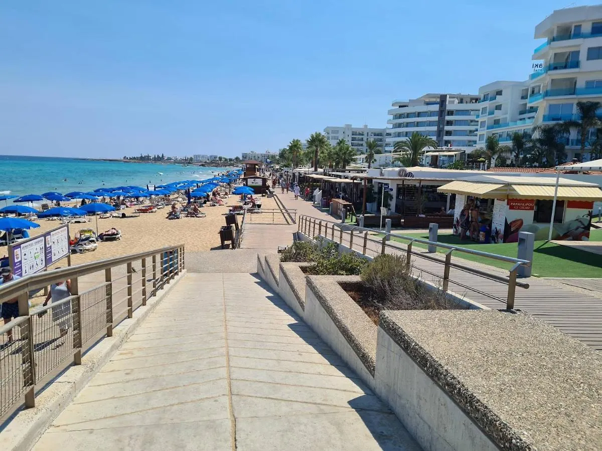 Walk To Protaras Center & Beach- Your Dream Escape, Blue Island Villa